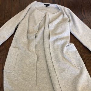 J-crew light grey cardigan